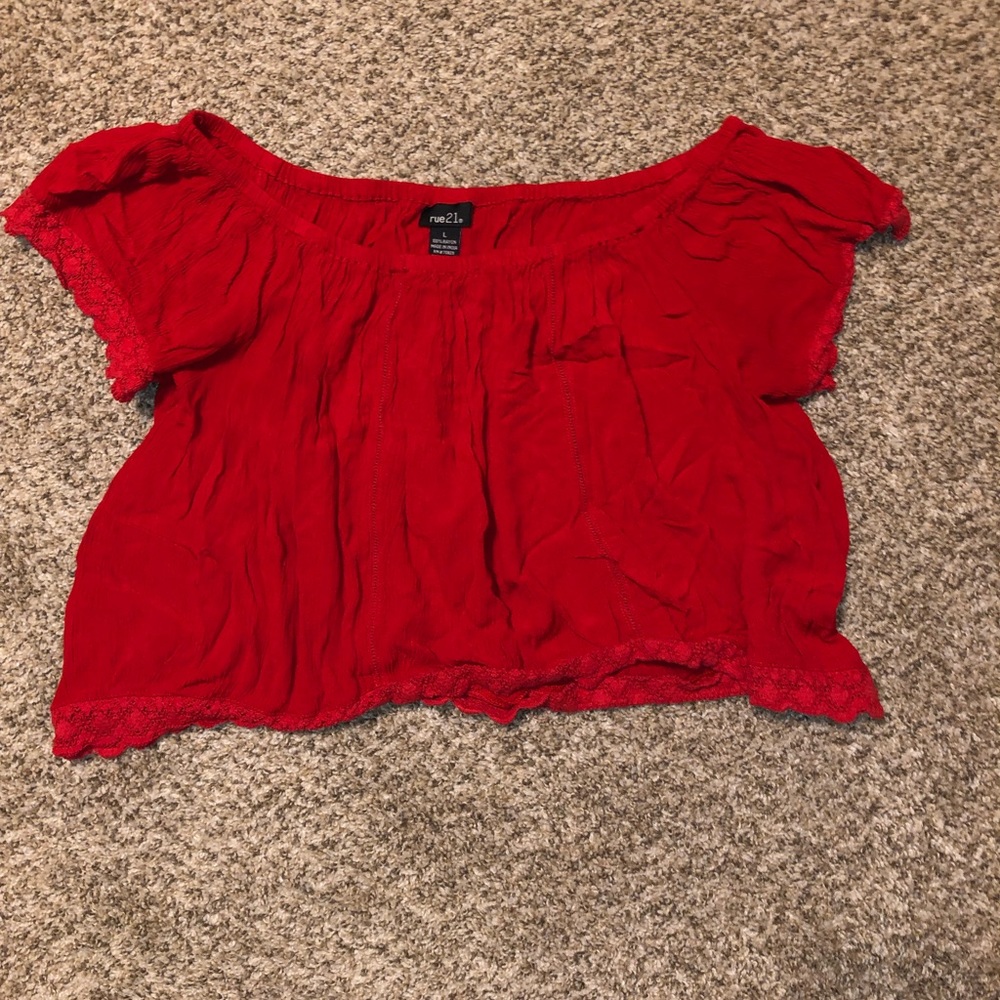 Cold shoulder top